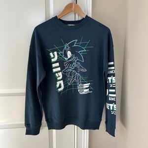 H&M NWOT teen 16/18 Sonic tge Hedgehog sweatshirt